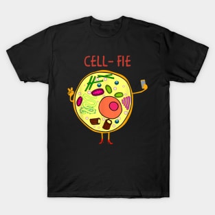 Selfie Cell Fie Shirt Funny Science Teacher Gifts T-Shirt